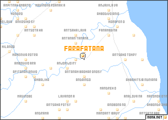 map of Farafatana