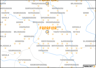 map of Farafina