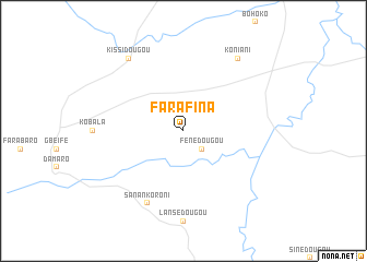 map of Farafina