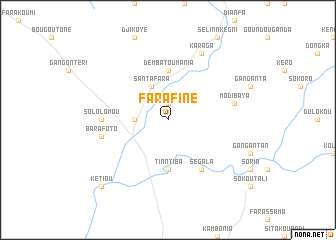 map of Farafiné