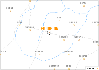 map of Farafing