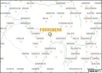 map of Faragbema