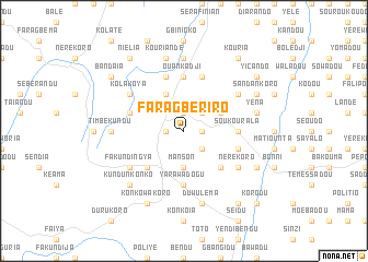 map of Faragbériro