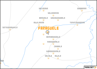 map of Faraguélé