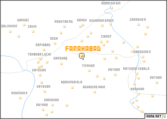 map of Faraḩābād