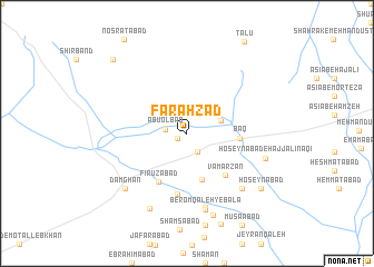 map of Faraḩzād