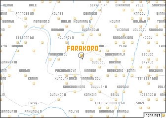 map of Farakoro