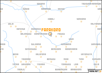 map of Farakoro