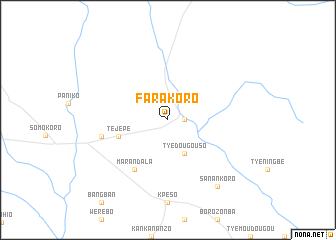 map of Farakoro