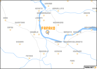 map of Farako