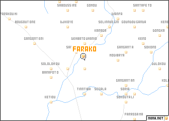 map of Farako