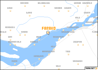 map of Farako