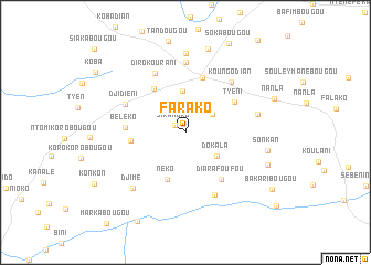 map of Farako