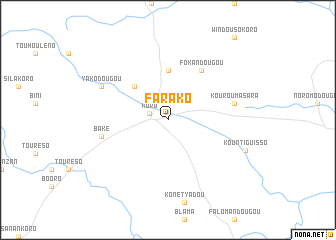 map of Farako