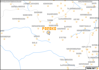 map of Farako