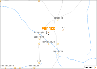 map of Farako