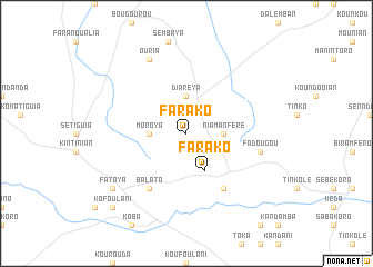 map of Farako