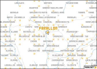 map of Farallón