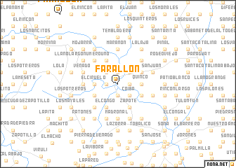 map of Farallón