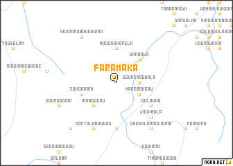 map of Faramaka