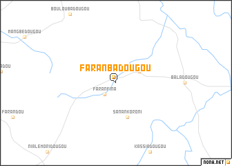 map of Faranbadougou