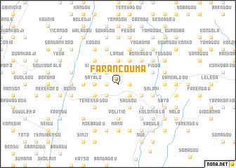 map of Farancouma