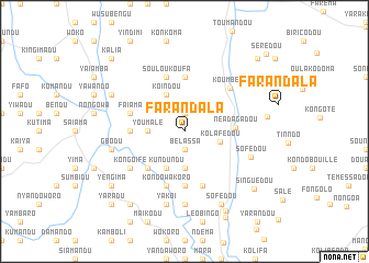 map of Farandala