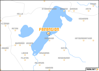 map of Farángion