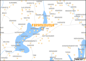 map of Farankounda