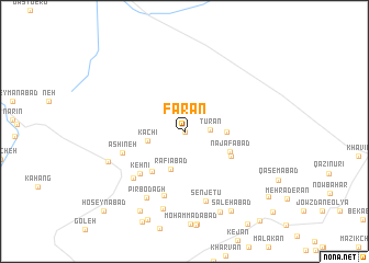 map of Farān