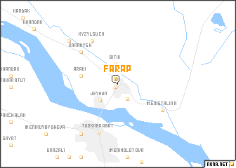 map of Farap