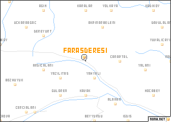 map of Faraşderesi