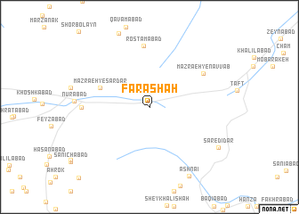 map of Farāshāh