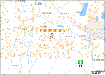 map of Farāshgund