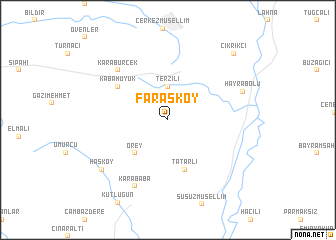 map of Faraşköy