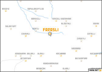 map of Faraşlı