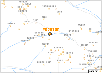 map of Farāţān