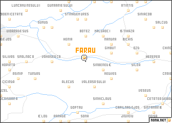 map of Fărău