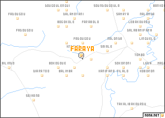 map of Faraya