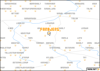 map of Fårbjerg