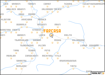 map of Farcaşa