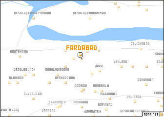 map of Fardābād