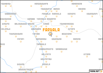 map of Fardala