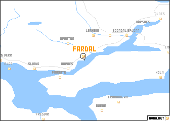 map of Fardal