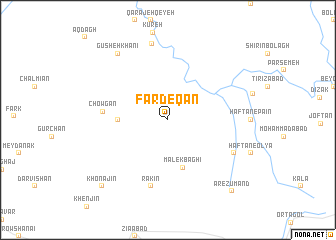map of Fardeqān