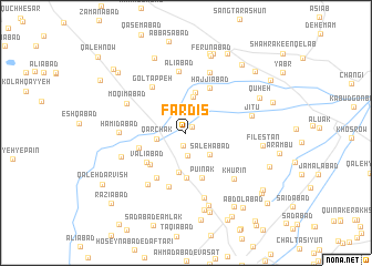 map of Fardīs