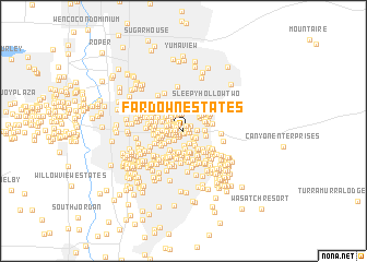 map of Fardown Estates