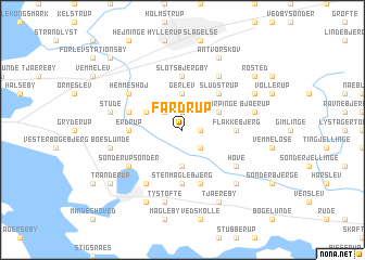 map of Fårdrup