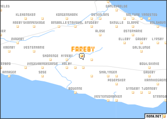 map of Fåreby