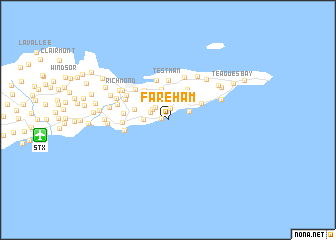 map of Fareham